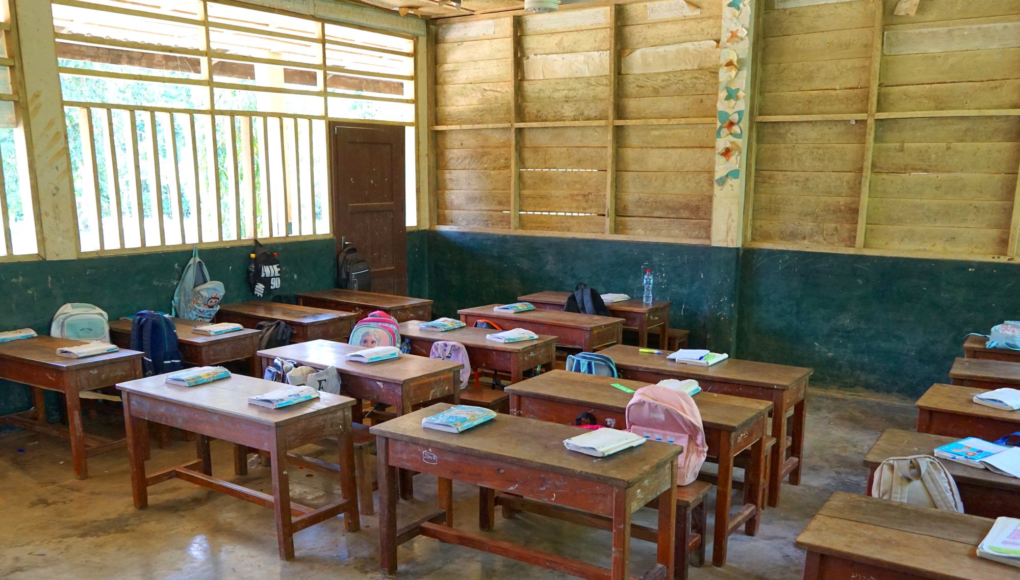 Kokosschalen-Sammlung in Ghana
